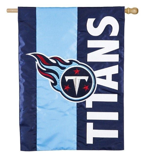 Tennessee Titans Flag 2 Sided Applique House Banner 15SF3830 Heartland Flags
