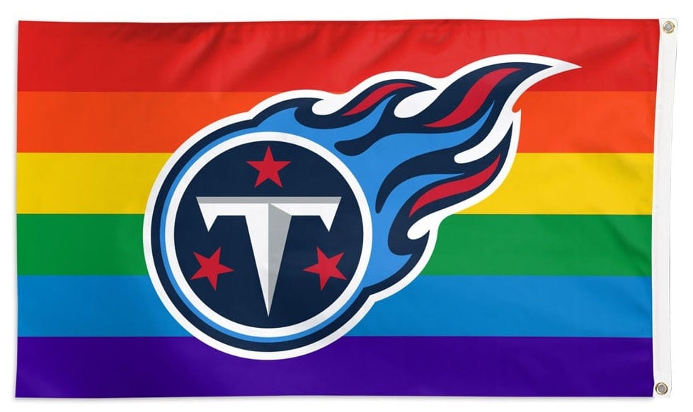 Tennessee Titans Flag 3x5 Pride Rainbow 32956321 Heartland Flags