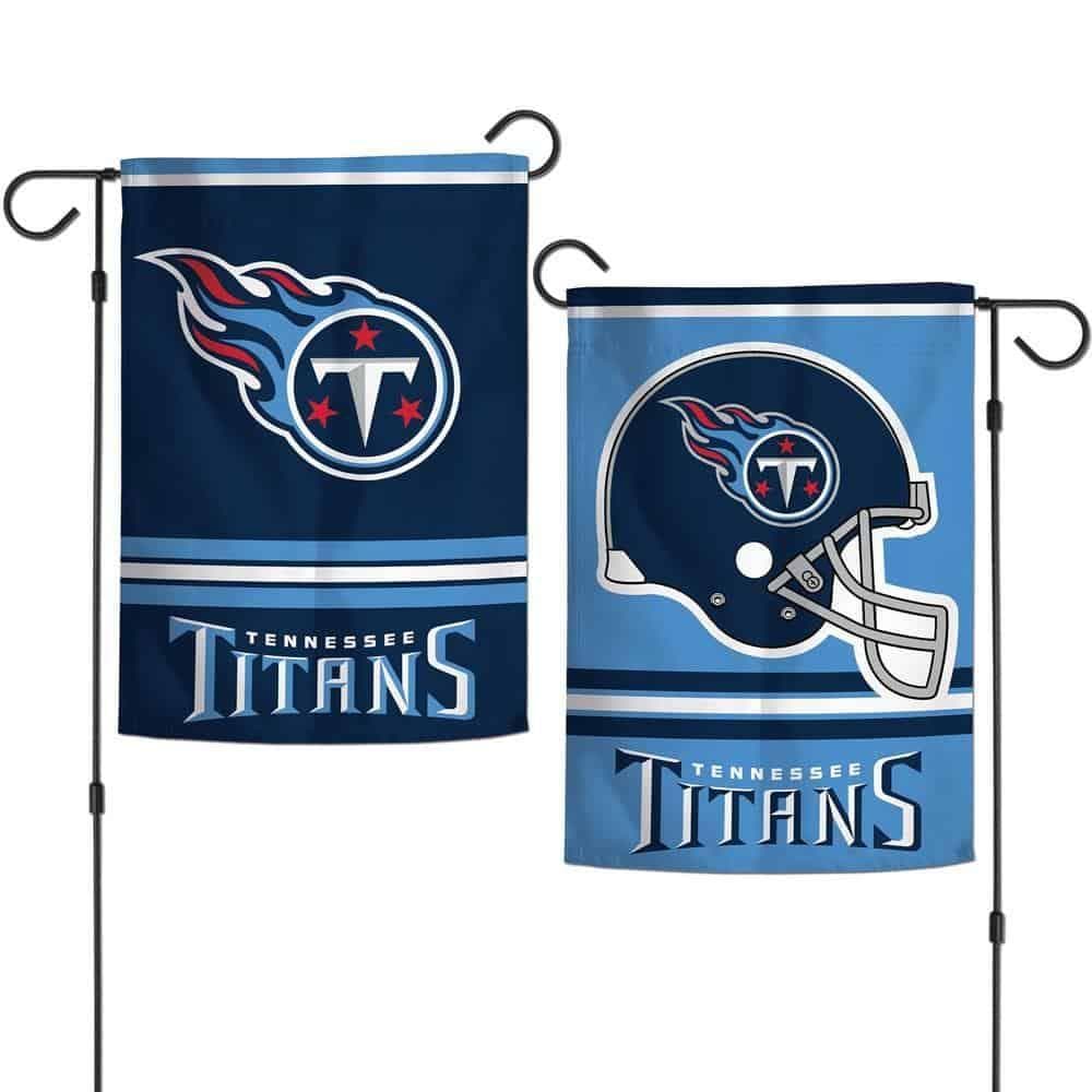 Tennessee Titans Garden Flag 2 Sided Helmet Logo