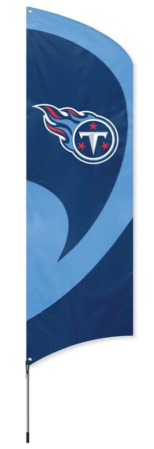 Tennessee Titans Tall Team Feather Flag With Flagpole TTTE Heartland Flags