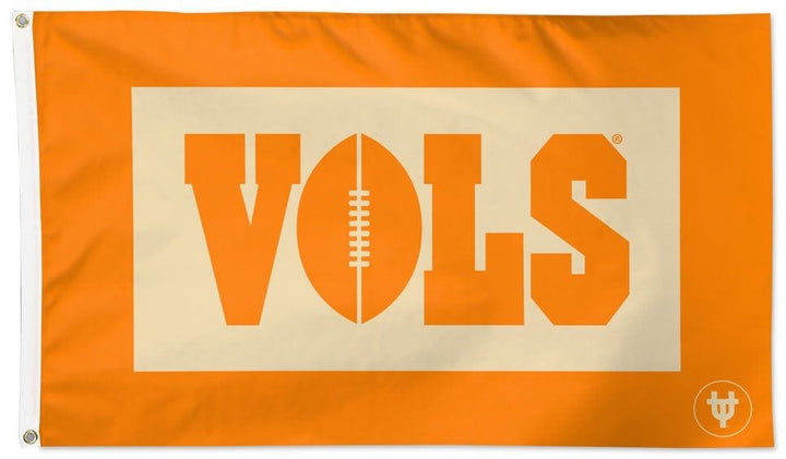 Tennessee Volunteers Flag 3x5 Retro VOLS Logo Orange 61645322 Heartland Flags