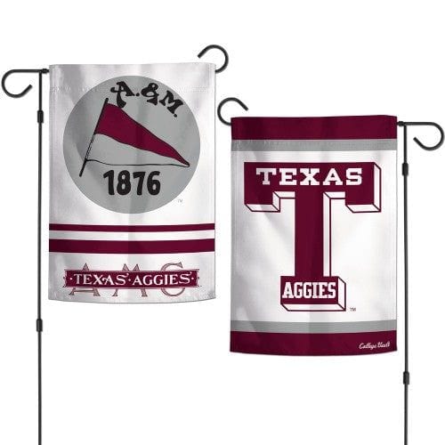 Texas A&M Garden Flag 2 Sided Aggies Vault Logo 21801218 Heartland Flags