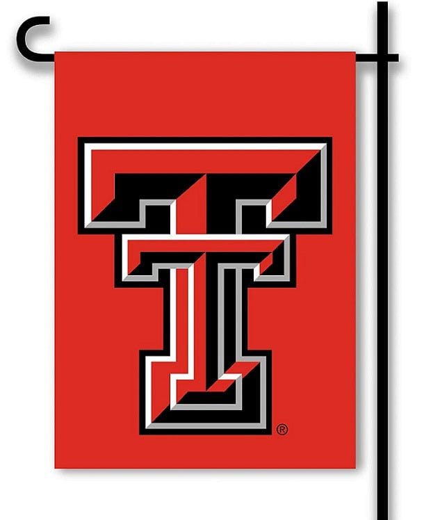 Texas Tech Red Raiders Garden Flag 2 Sided Logo 83227 Heartland Flags