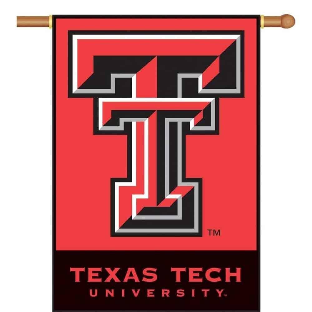 Texas Tech University Flag 2 Sided Red Raiders House Banner 96027 Heartland Flags