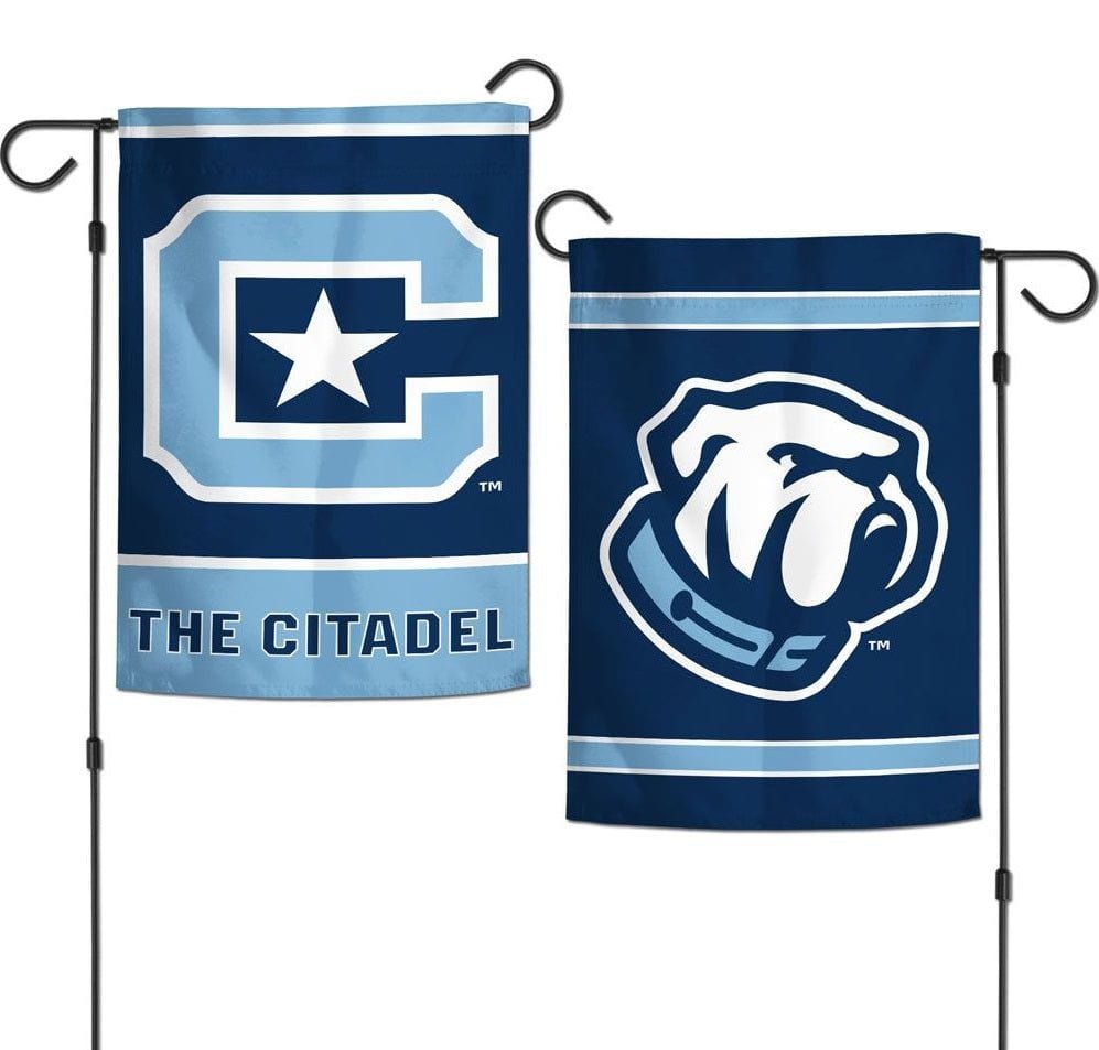 The Citadel Garden Flag 2 Sided Logo 64120121 Heartland Flags