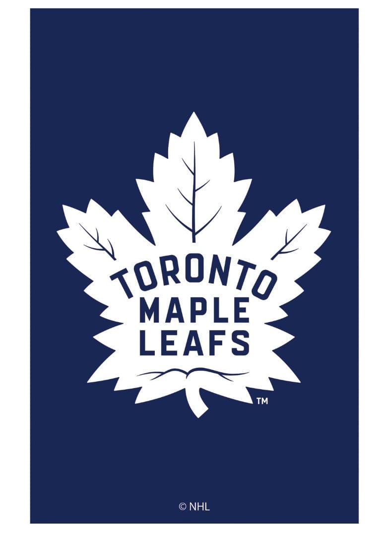 Toronto Maple Leafs Garden Flag 2 Sided Applique Logo 16A4376 Heartland Flags