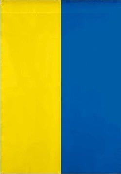 Ukraine Garden Flag 2 Sided Support 14S10949 Heartland Flags