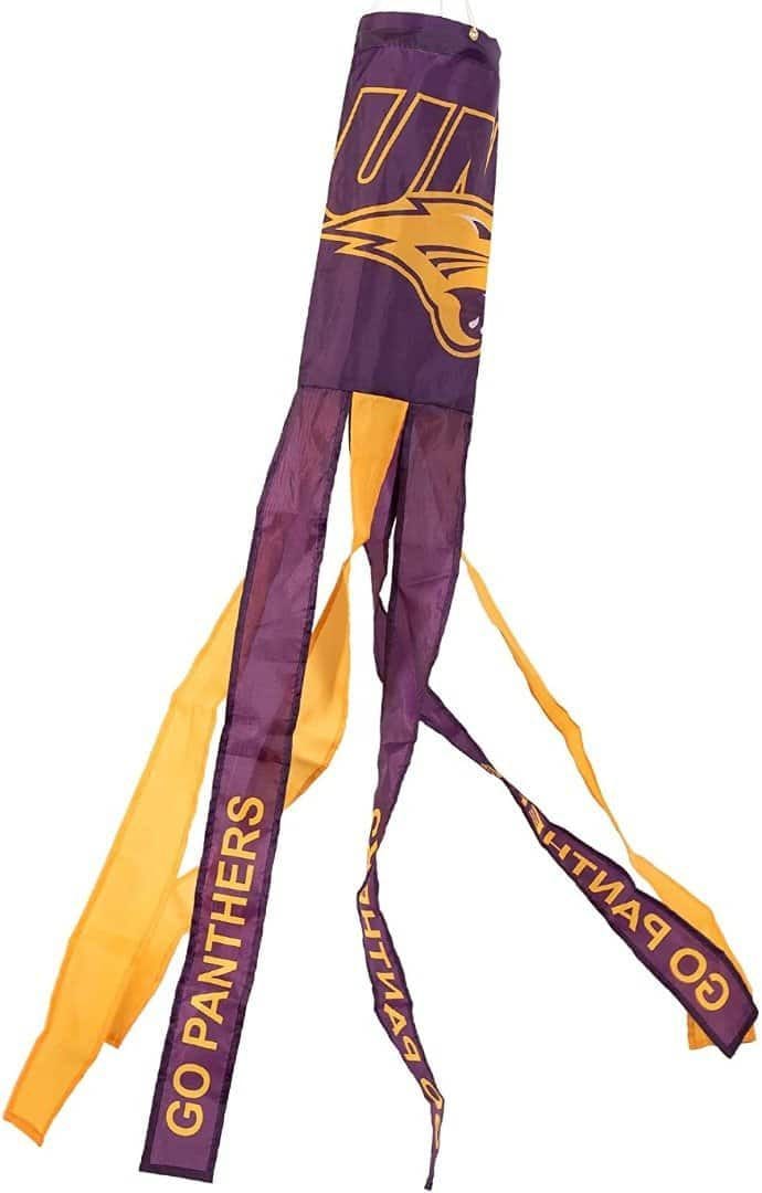 UNI Panthers Windsock 40 Inches Long 154004023 Heartland Flags