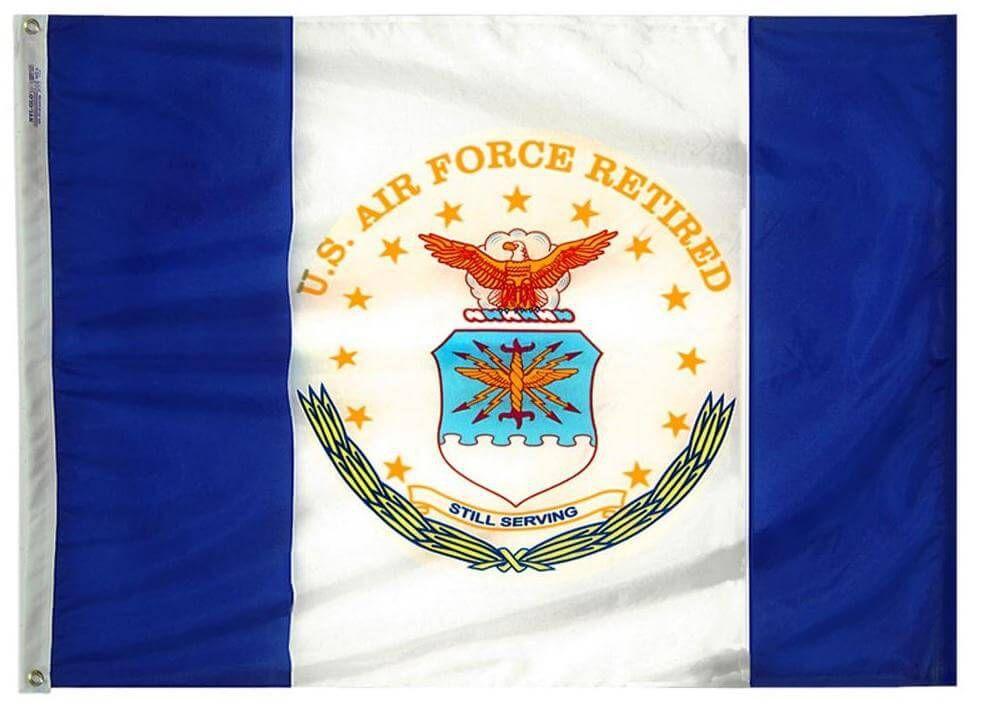 United States Air Force Retired Flag 3x4 Nylon Annin 977617 Heartland Flags