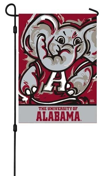University of Alabama Garden Flag 2 Sided Justin Patten Big Al 14S924JPA Heartland Flags