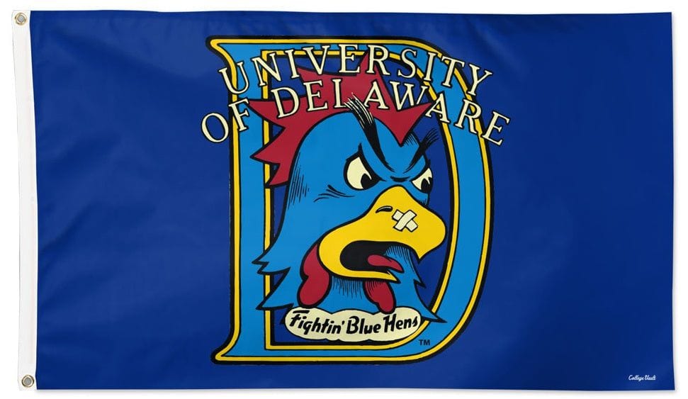 University of Delaware Blue Hens Flag 3x5 Logo 59849322 Heartland Flags