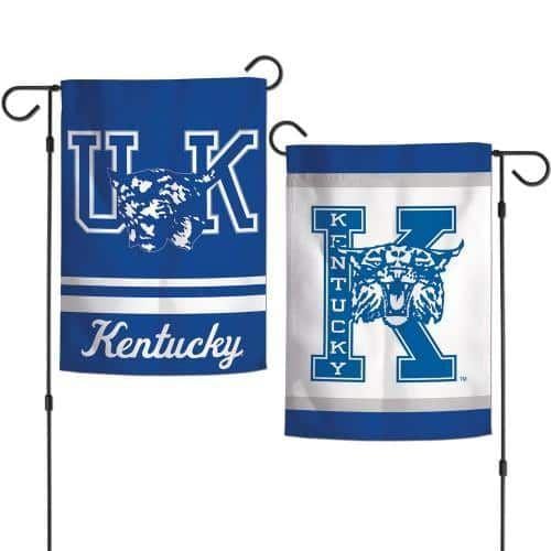 University of Kentucky Garden Flag 2 Sided Throwback Logo 87012118 Heartland Flags