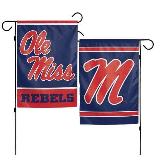 University of Mississippi Garden Flag 2 Sided Ole Miss 16475017 Heartland Flags