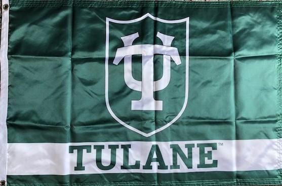 University of Tulane Flag 2 Sided 132592 Heartland Flags