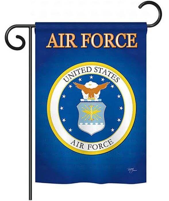 US Air Force 2 Sided Military Garden Flag 58054 Heartland Flags
