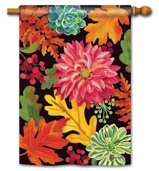 Vibrant Autumn Mix Banner 2 Sided House Flag 91754 Heartland Flags