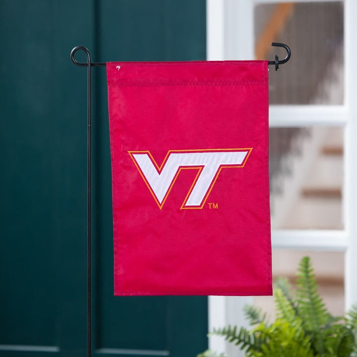 Virginia Tech Garden Flag 2 Sided Applique Logo 16A903 Heartland Flags