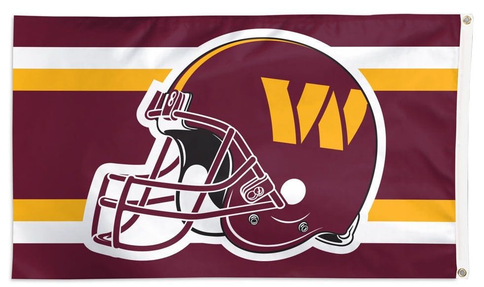 Washington Commanders Flag 3x5 Helmet Striped 29255222 Heartland Flags