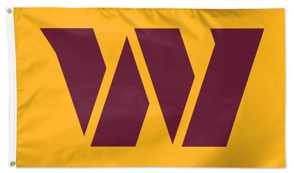 Washington Commanders Flag 3x5 Yellow Logo 29248322 Heartland Flags