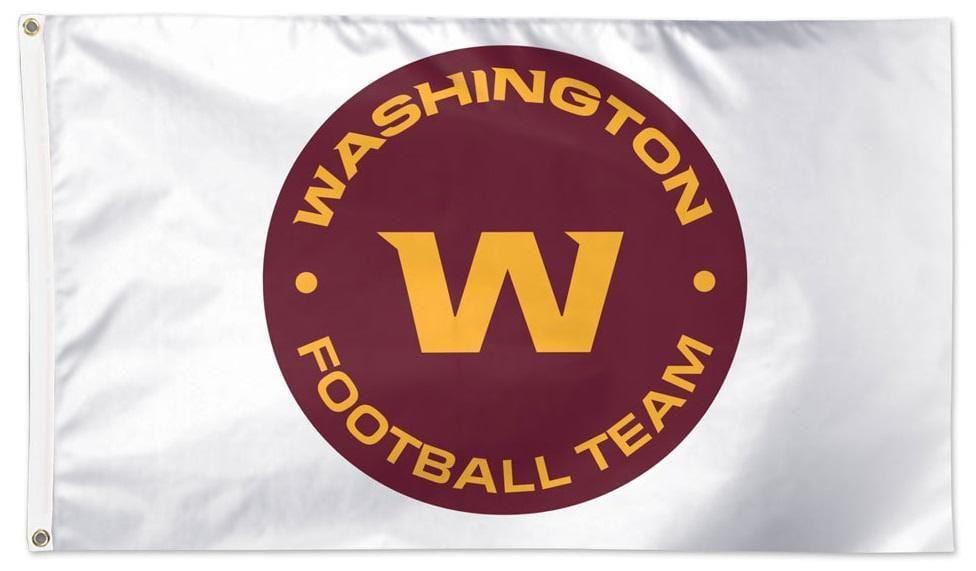Washington Football Team Flag 3x5 Logo White 29249221 Heartland Flags
