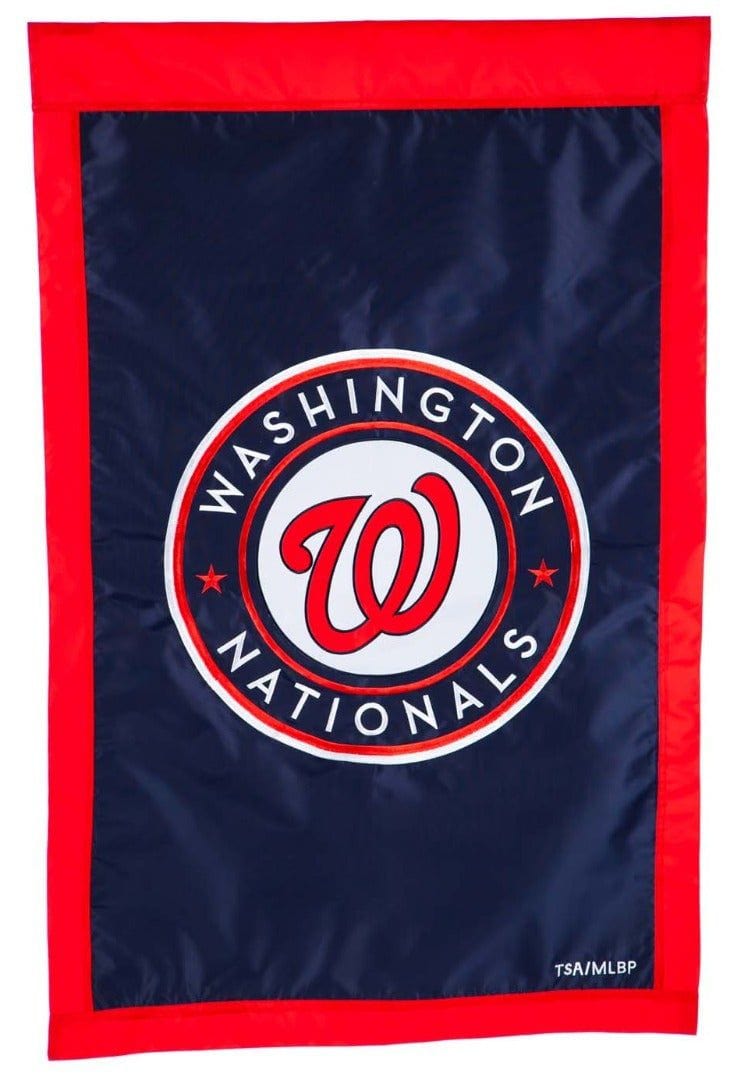 Washington Nationals Flag 2 Sided Applique Banner 154229 Heartland Flags