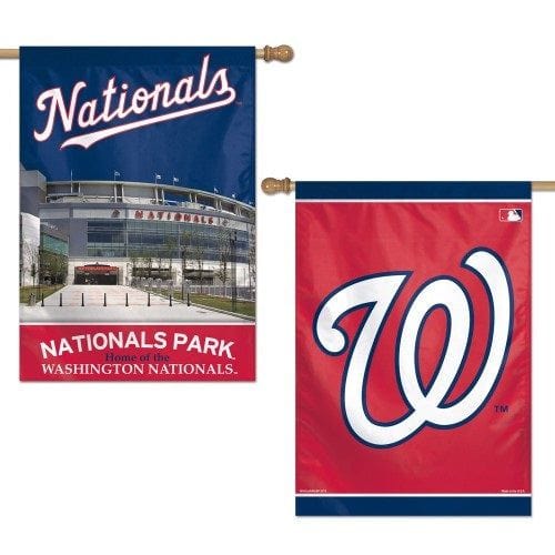 Washington Nationals Flag 2 sided Double Logo House Banner 41206013 Heartland Flags