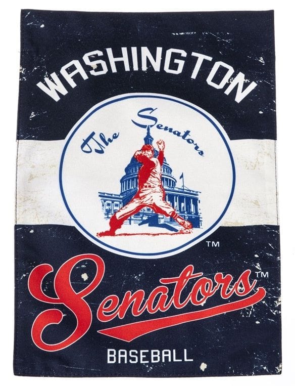 Washington Senators 2 Sided Vintage Logo Banner Flag 13L4229VINT Heartland Flags