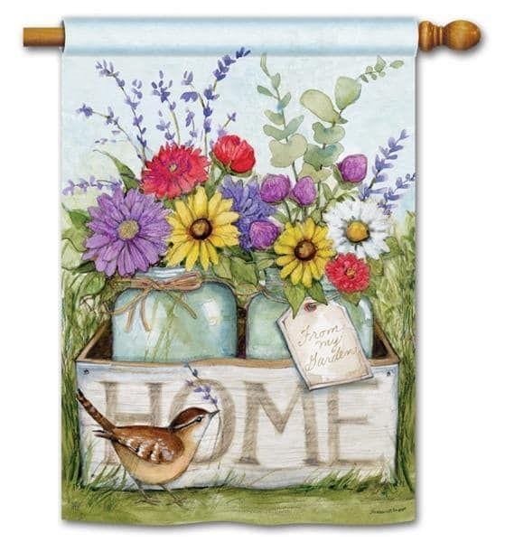 Welcome Home Flag Spring Decorative Banner 93103 Heartland Flags