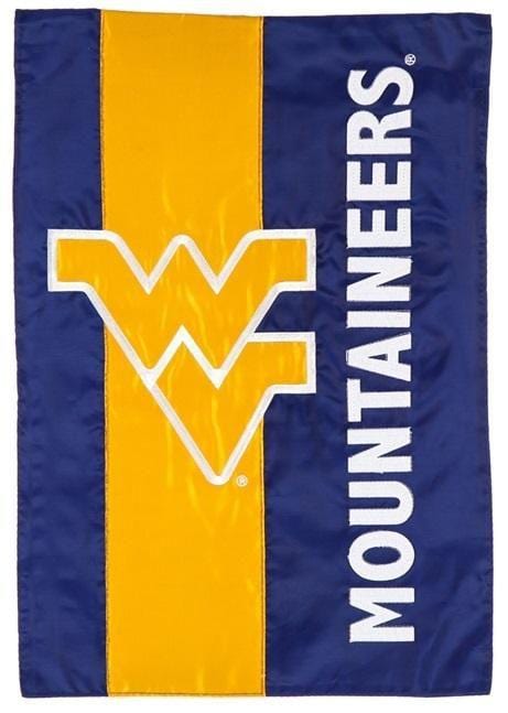 West Virginia Mountaineers Garden Flag 2 Sided Applique 16SF967 Heartland Flags