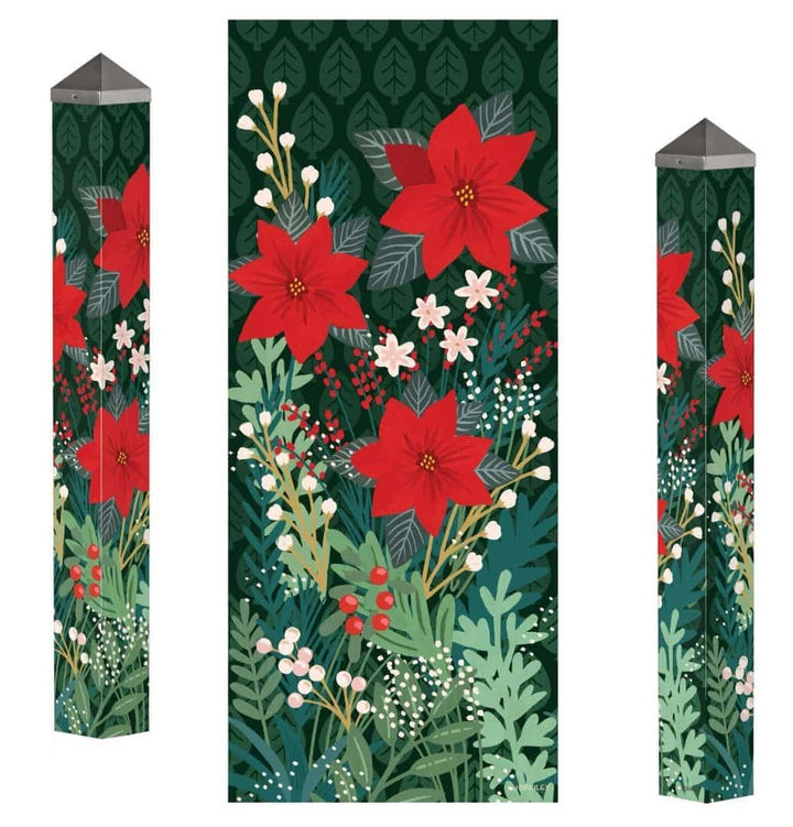 Winter Garden Art Pole 40 Inches Tall Painted Peace PL1250 Heartland Flags